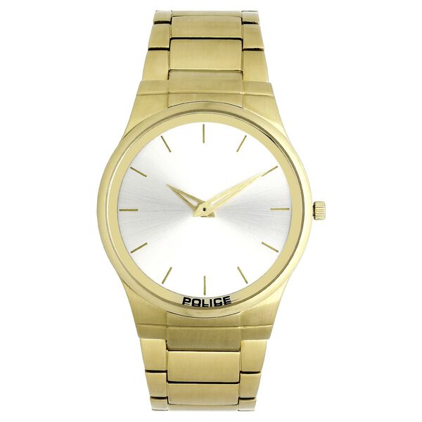 Police Quartz Analog Silver Dial Metal Strap Watch for Men - image number 0