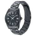 Sonata Poze Quartz Analog Black Dial Black Metal Strap Watch For Men - image number 3