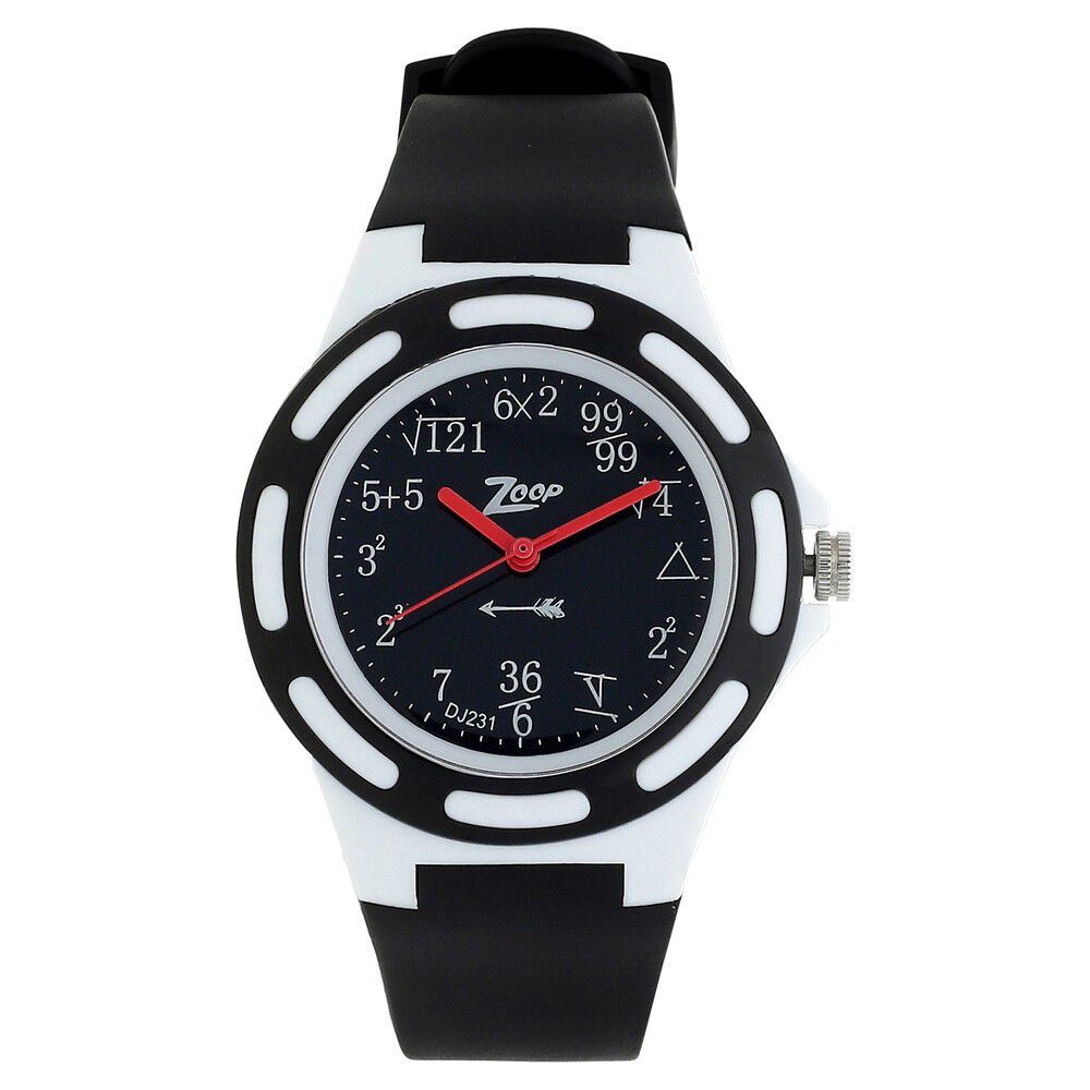 yuppi Buy Online Zoop By Titan Quartz Analog Black Dial PU Strap Watch