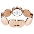 Vyb Showstopper By Fastrack Quartz Analog Maroon Dial Rose Gold Metal Strap Watch For Girls - image number 5