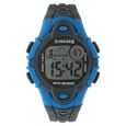 SF Digital Grey Dial Plastic Strap Unisex Watch