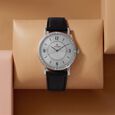 Titan Quartz Analog Silver Dial Leather Strap Watch for Men - image number 0