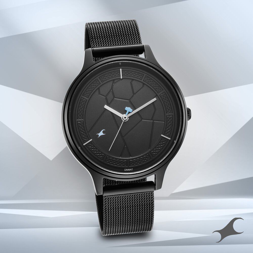 Full black watch fastrack sale