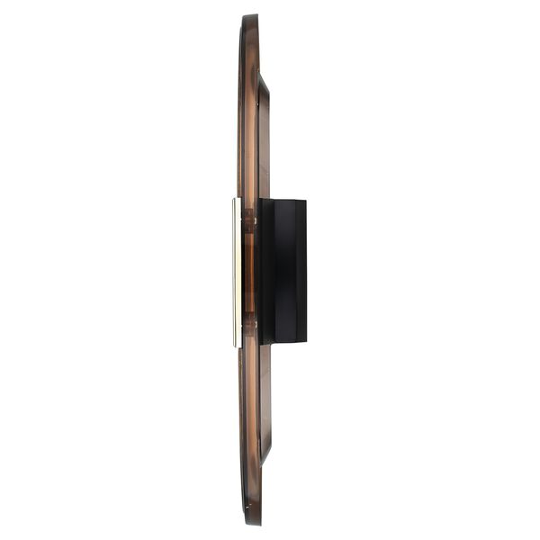 Titan Contemporary Multicoloured Wall Clock with a partly Semi-transparent Dial 33.80 x 33.80 cm - Medium Size - image number 3
