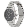 Tommy Hilfiger Quartz Multifunction Black Dial Metal Strap Watch for Men - image number 1