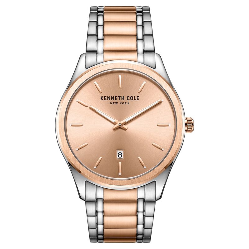 Kenneth Cole Analog Rose Gold Dial Watch for Men