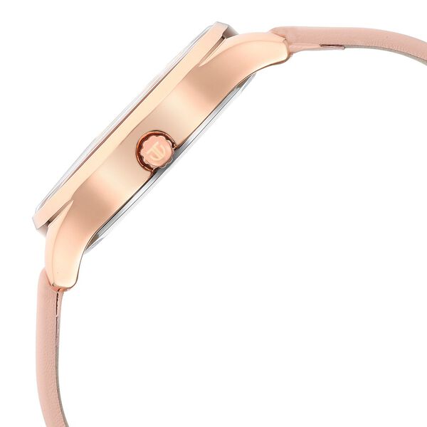 Titan Neo Workdays Silver Dial Women Watch With Leather Strap - image number 3