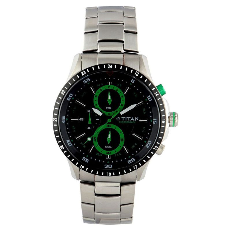 Titan Quartz Analog Black Dial Watch for Men