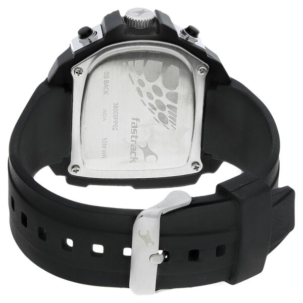 Fastrack Quartz Chronograph Blue Dial Plastic Strap Watch for Guys - image number 3