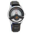 Fastrack Space Rover Quartz Analog Grey Dial Leather Strap Watch for Guys - image number 0