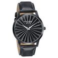 Sonata Poze Quartz Analog Black Dial Leather Strap Watch For Men - image number 2