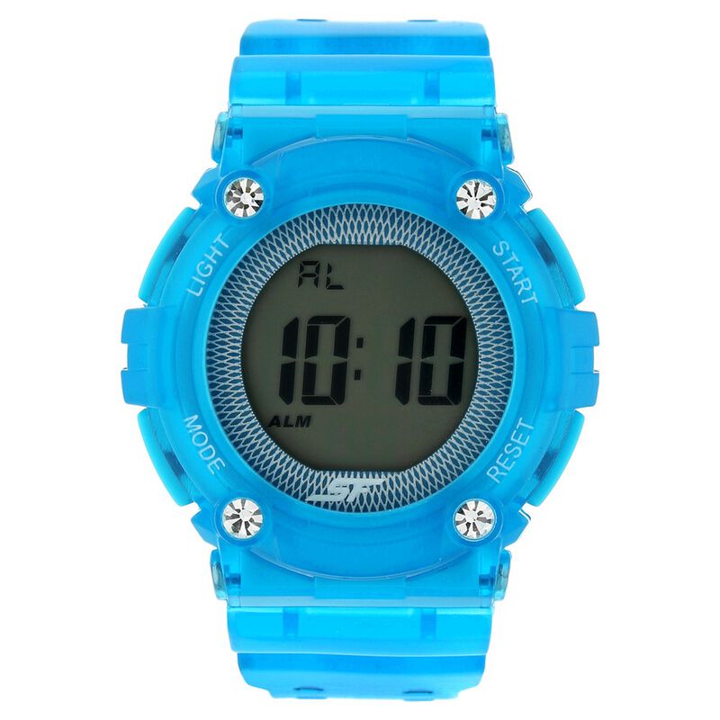 SF Digital Dial Plastic Strap Women Watch - image number 0