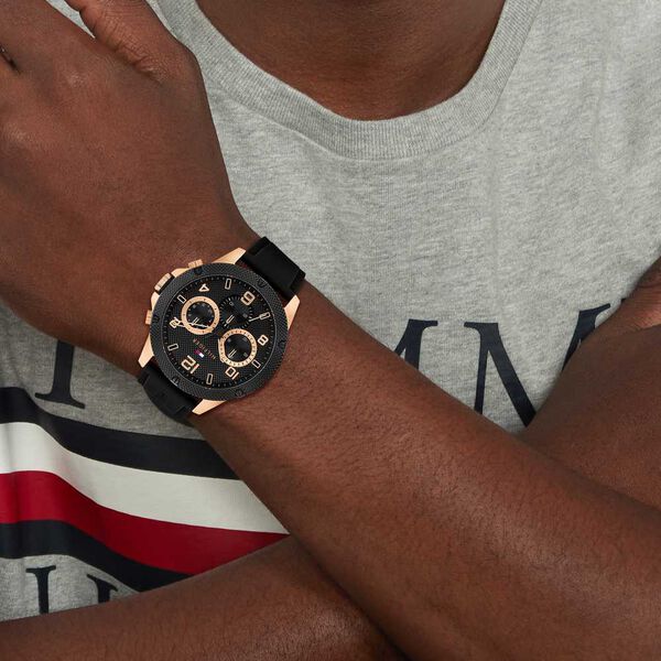 Tommy Hilfiger Black Dial Quartz Analog Watch for Men - image number 3