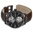 Kenneth Cole Automatic Black Dial With Tan Leather Strap Watch For Men - image number 2