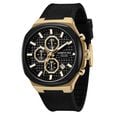 Kenneth Cole Quartz Chronograph Black Dial Black Silicone Strap Watch For Men - image number 1