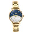 Sonata Poze Quartz Analog Mother of Pearl Dial Golden Metal Strap Watch For Women - image number 1