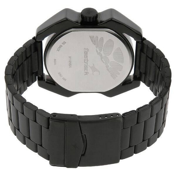 Fastrack Quartz Analog Silver Dial Stainless Steel Strap Watch for Guys - image number 3