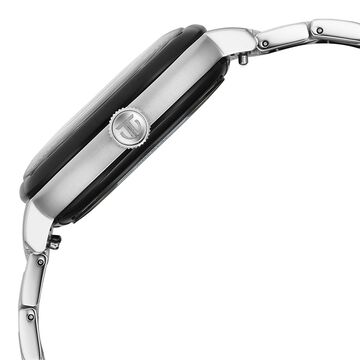 Titan Vintage Concealed Automatic Analog with White Dial Silver Stainless Steel Strap Watch for Men