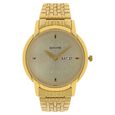 Sonata Quartz Analog White Dial Stainless Steel Strap Watch for Men