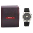 Titan Purple Black Dial Analog Leather Strap watch for Men - image number 4