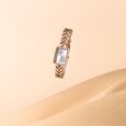 Poze By Sonata Quartz Analog Golden Dial Gold Metal Strap Watch For Women