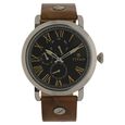 Titan Quartz Multifunction Blue Dial Leather Strap Watch for Men