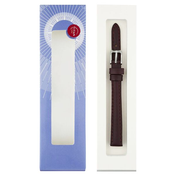 10 mm Brown Genuine Leather Strap for Women - image number 7