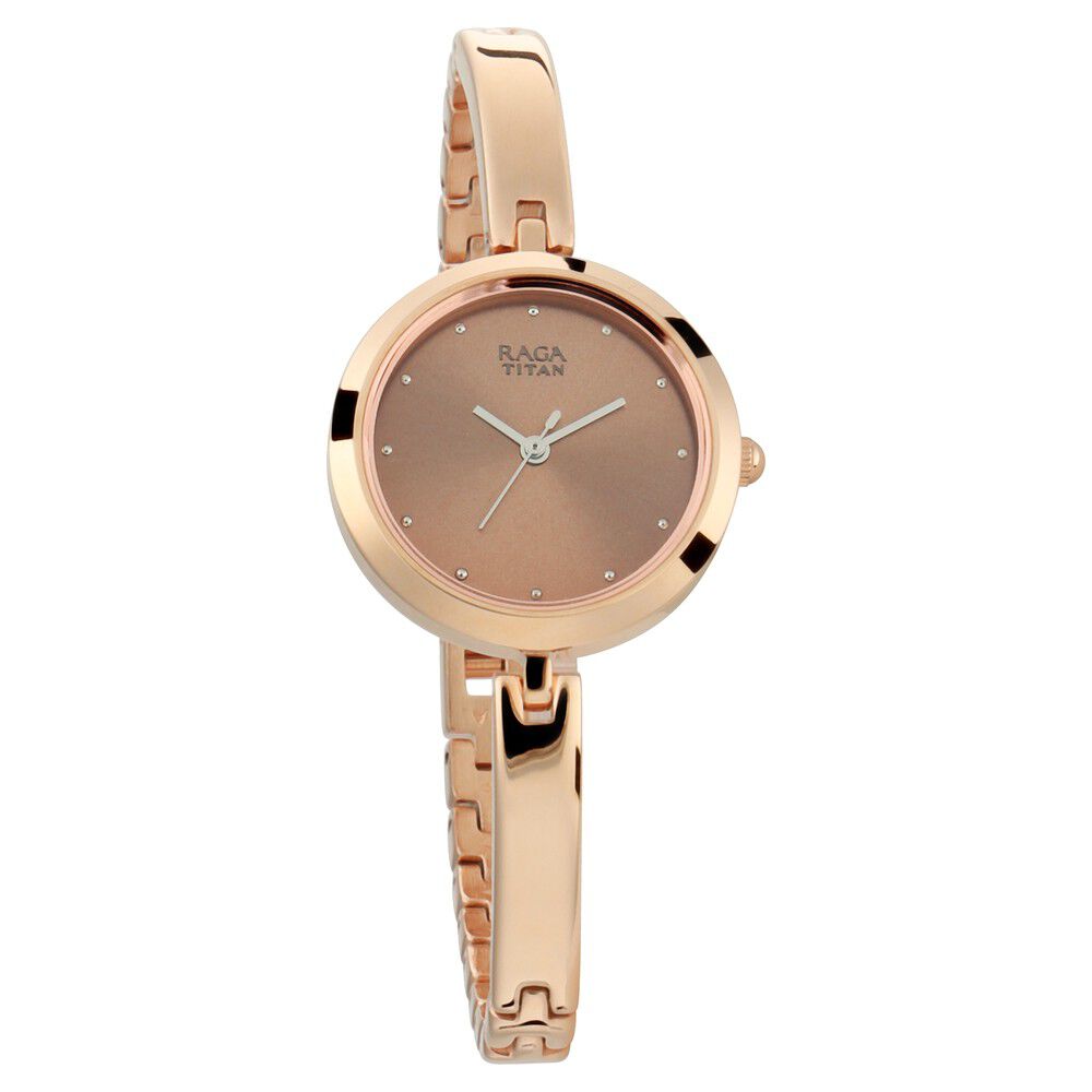 Titan raga collection rose gold shop