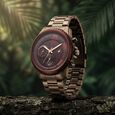 Fastrack Wild Quartz Chronograph Maroon Dial Chrome K Stainless Steel Strap Watch For Guys - image number 1