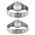 Titan Modern Bandhan Pair Analog with Blue Dial Dual-Tone Rose Gold Stainless Steel Strap Watch for Couples - image number 4
