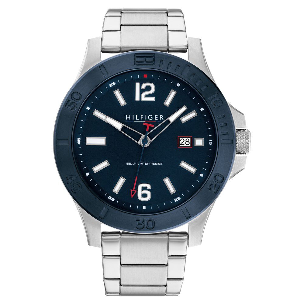 Buy Online Tommy Hilfiger Analog Blue Dial Watch for Men