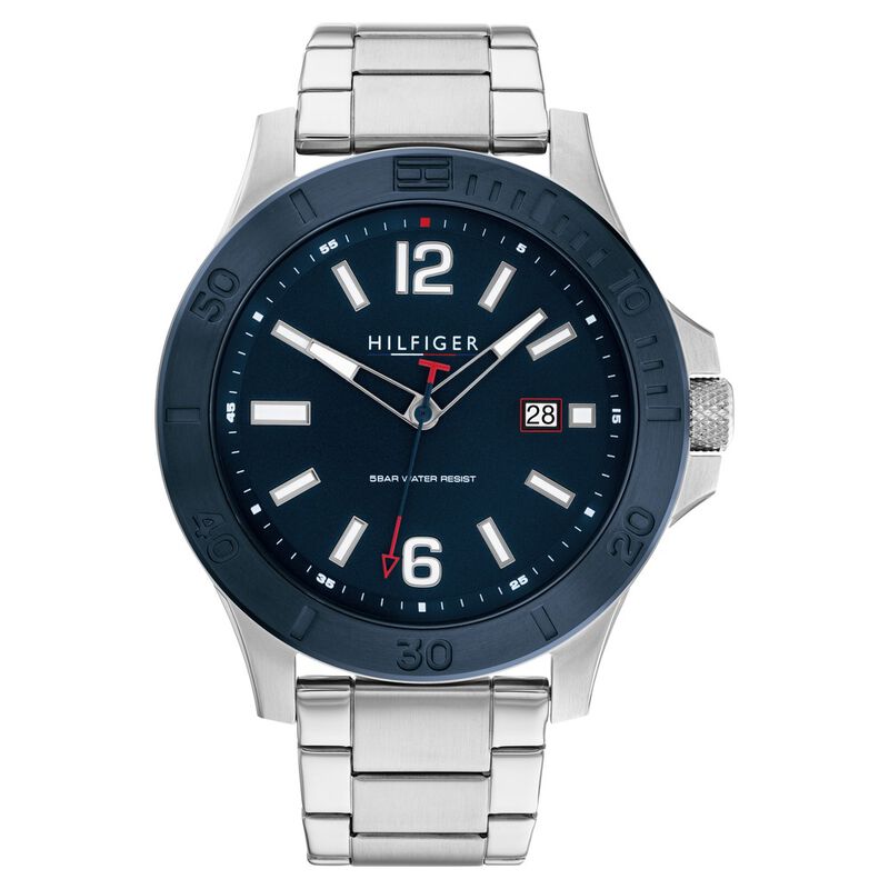 Tommy Hilfiger Analog Blue Dial Watch for Men