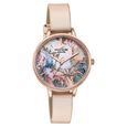 Sonata Poze Quartz Analog Multicoloured Dial Cream Colour Leather Strap Watch For Women - image number 1