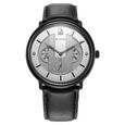 Titan Quartet Silver Dial Quartz Multifunction Leather Strap watch for Men - image number 1