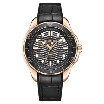 Kenneth Cole Black Dial Automatic Watch for Men