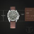 Titan Octane Hyper Lume Black Dial Quartz Multifunction Leather Strap watch for Men - image number 2
