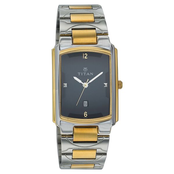 Titan Quartz Analog with Date Black Dial Watch for Men - image number 0