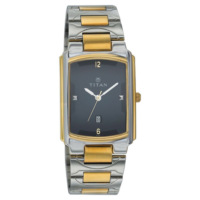 Titan Quartz Analog with Date Black Dial Watch for Men