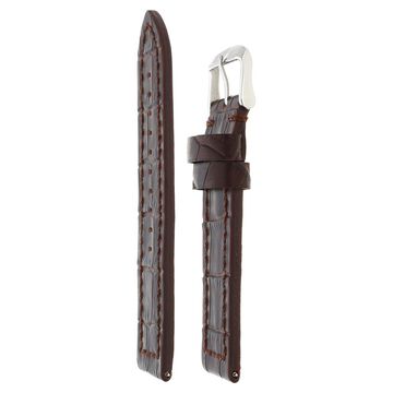 24 mm Brown Genuine Leather Strap for Men