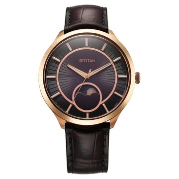 Titan Caelum Sun Moon Sub-Dial in Imperial Purple - Stellar Edition