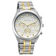 Sonata Multifunction White Dial Two Toned Metal Strap Watch For Men - image number 1