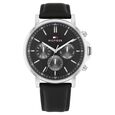 Tommy Hilfiger Quartz Multifunction Grey Leather Strap for Men - image number 0