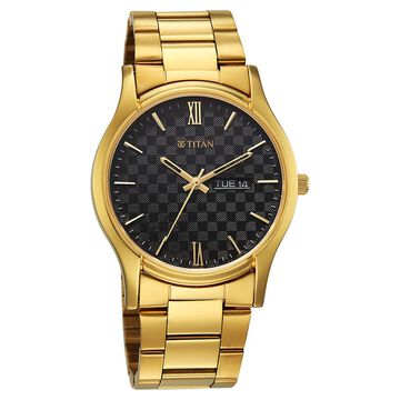 Titan Karishma Regal Classic Day-Date Men's Dress Watch