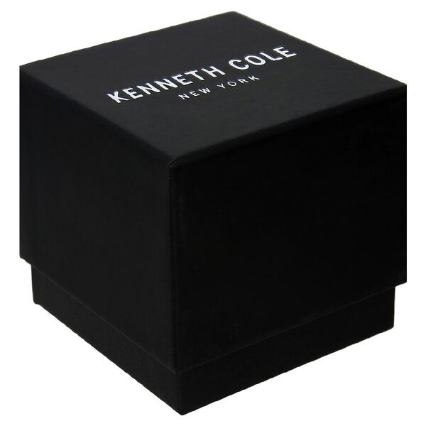Kenneth Cole Quartz Analog Blue Dial Two Toned Stainless Steel Strap Watch For Couple - image number 6