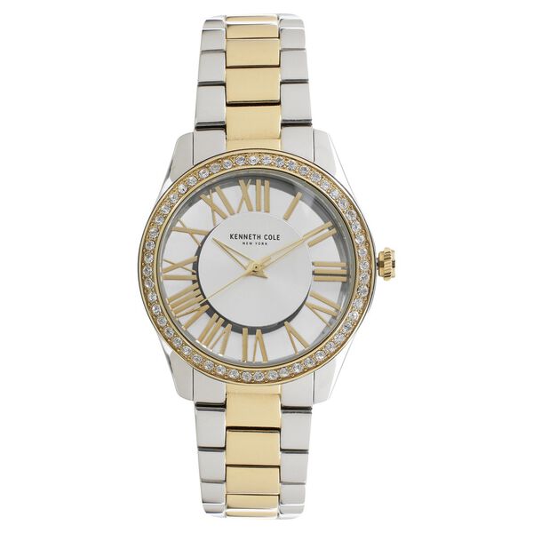 Kenneth Cole Quartz Analog Silver Dial Stainless Steel Strap Watch for Women - image number 0