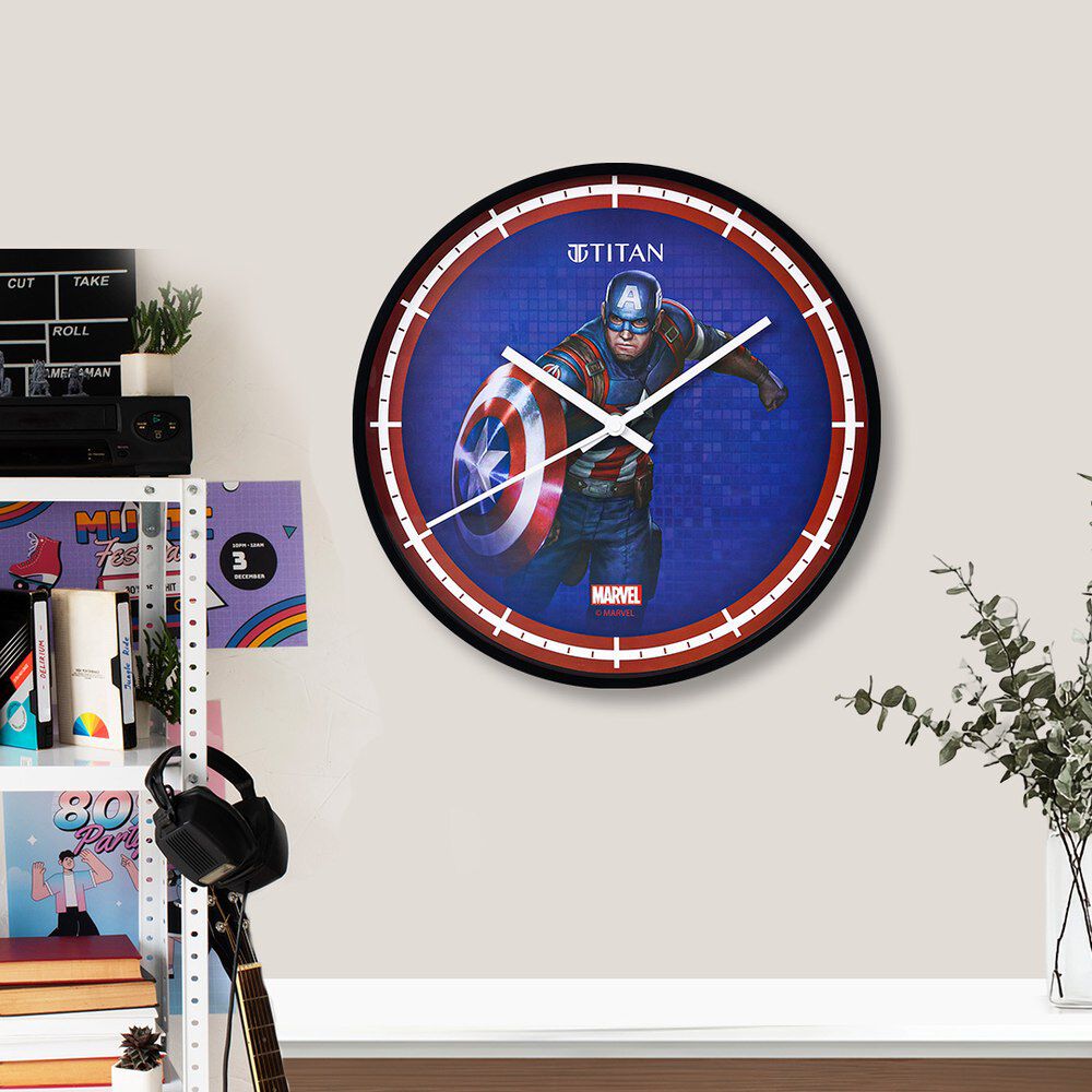 Buy Online Titan Clocks - Marvel Avengers Super Heroes - Captain