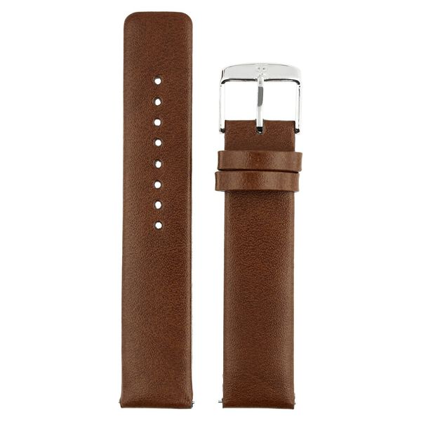 22 mm Tan Genuine Leather Strap for Men - image number 0