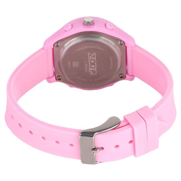 Zoop Ana-Digi Watch with Silver Dial & Pink Strap for Girls Kids, from House of Titan - image number 6