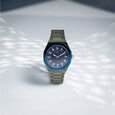 Fastrack Vyb Limitless Quartz Analog Blue Dial Metal Strap Watch For Guys - image number 0