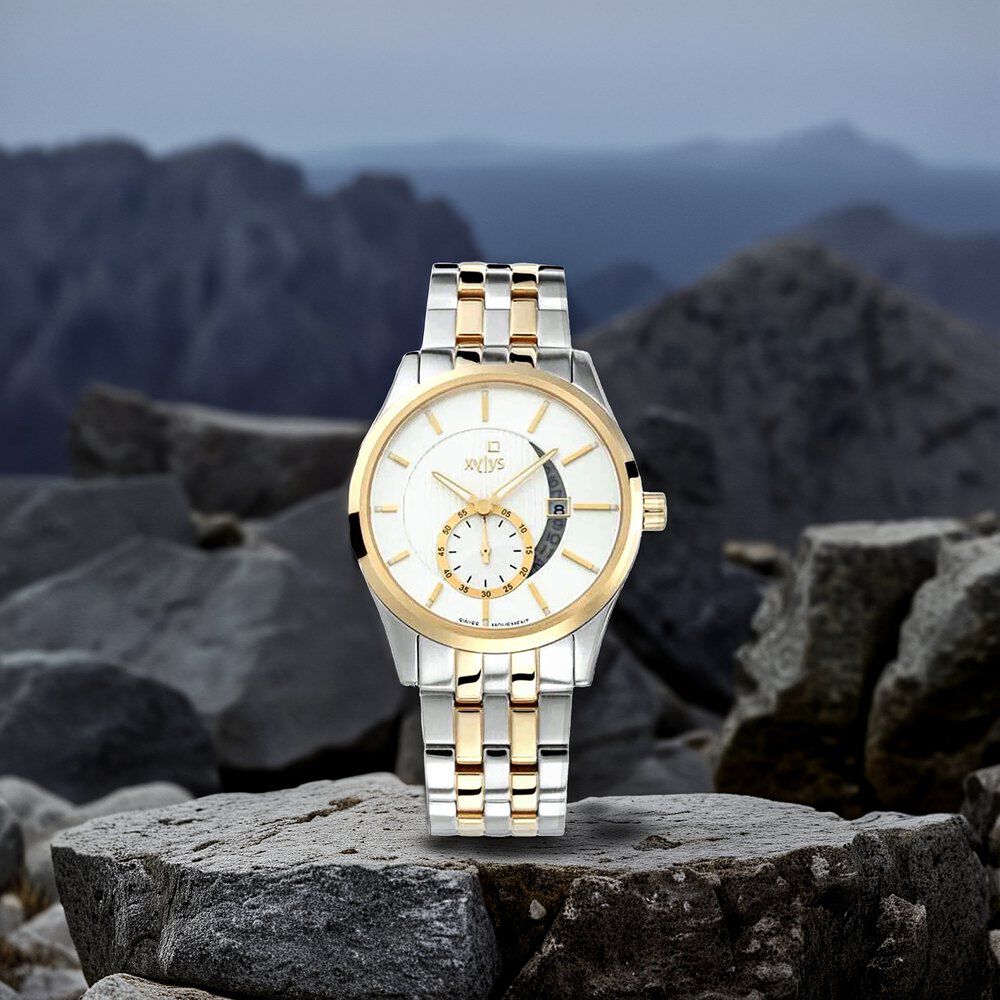 Buy Online Xylys Offsets Swiss Analog Stainless Steel Silver Dial